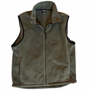 Men's Woolrich Olive Fleece Vest